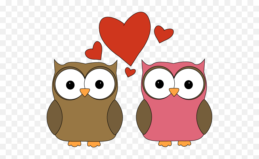 Library Of February Animal Picture - Owl Love Clipart Emoji,February Clipart