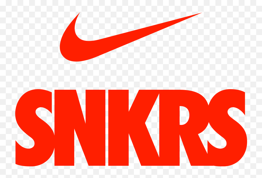 Red Nike Logo Png Clip Art Library - Nike Snkrs Logo Png Emoji,Nike Logo Png