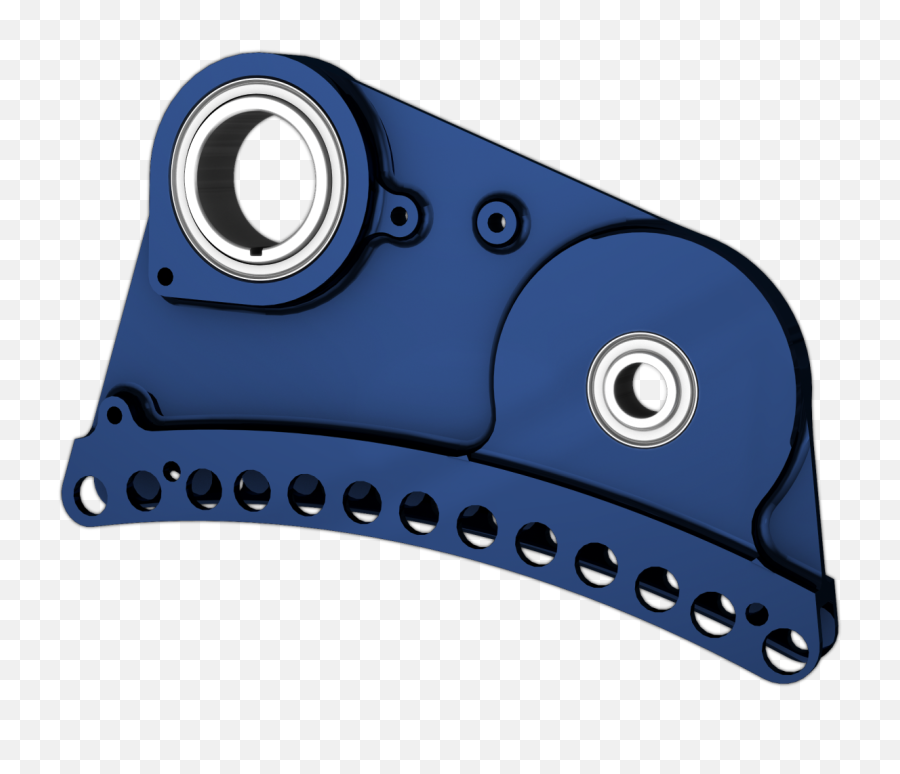 Machined Parts - Dot Emoji,Almost Transparent Blue