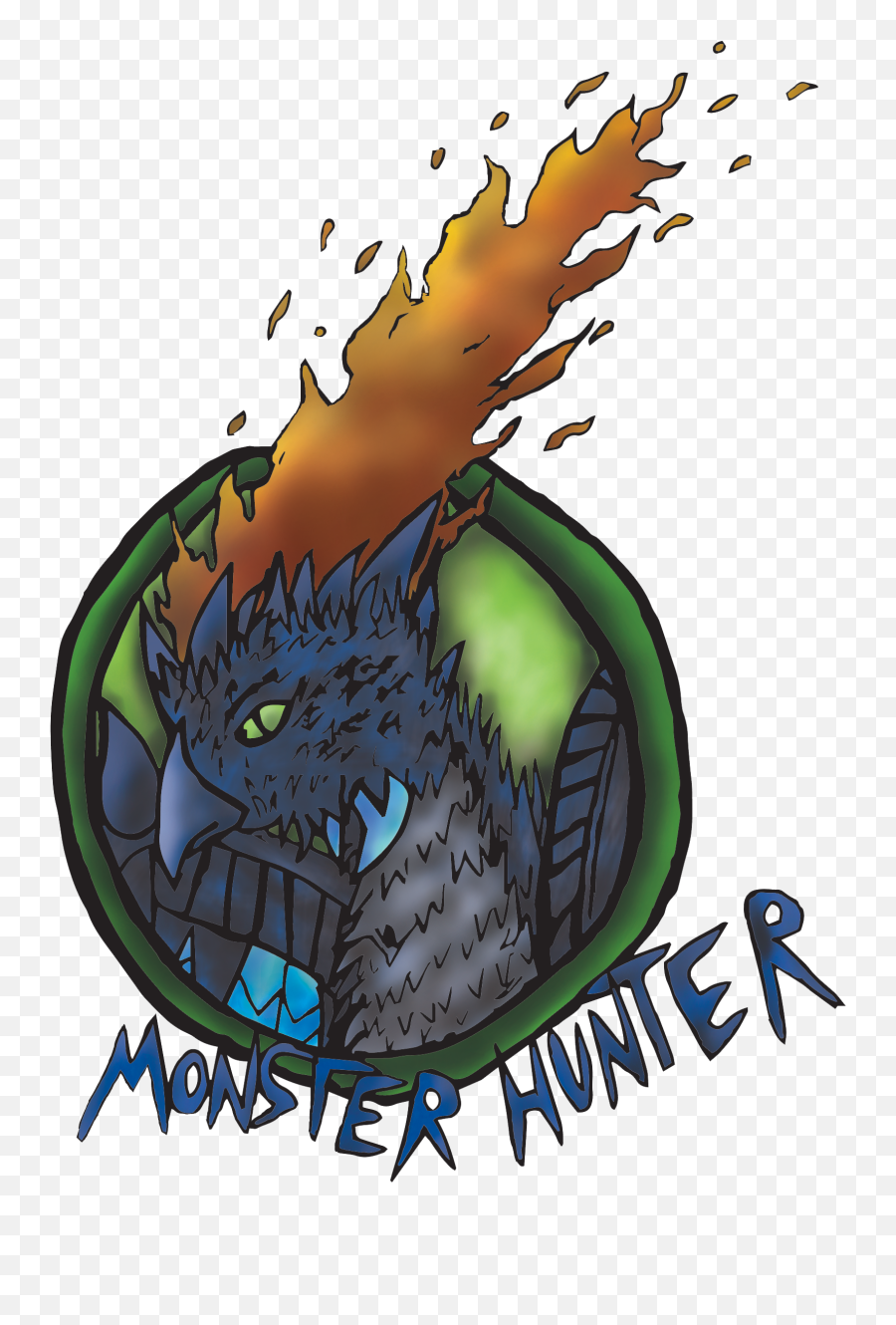 Monster Hunter Logo - Fictional Character Emoji,Monster Hunter Logo