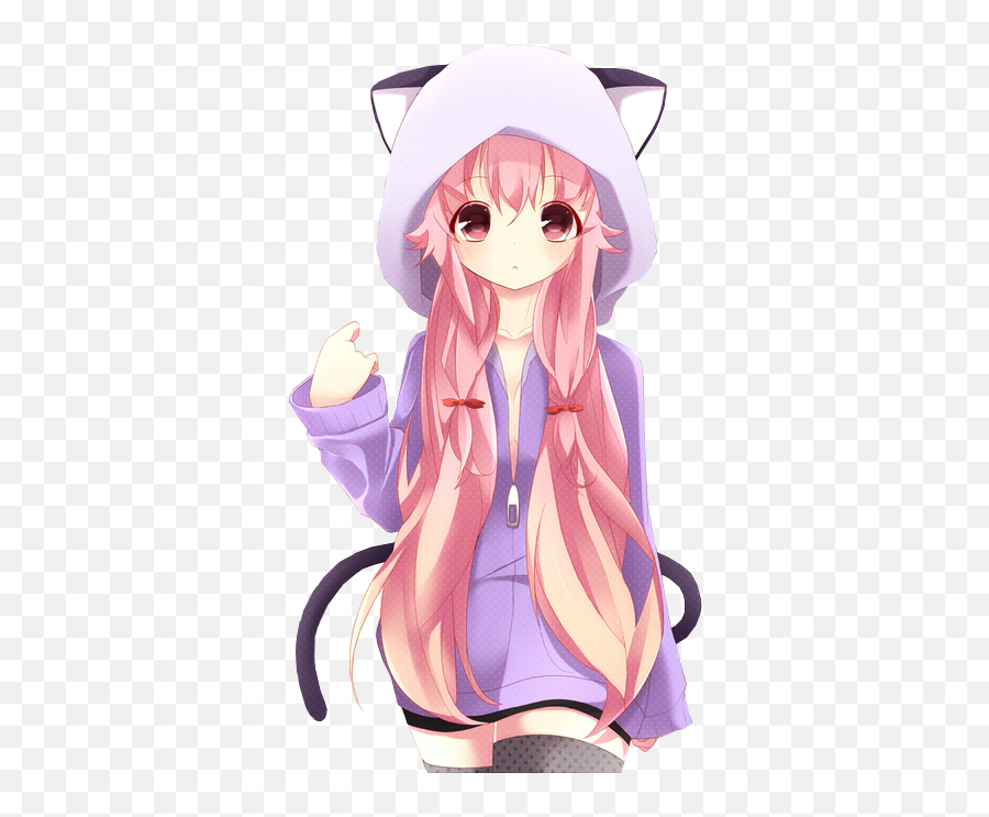 Download Kawaii Girl Png - Cute Anime Girl Transparent Png Cute Anime Girl Emoji,Anime Girl Transparent Background