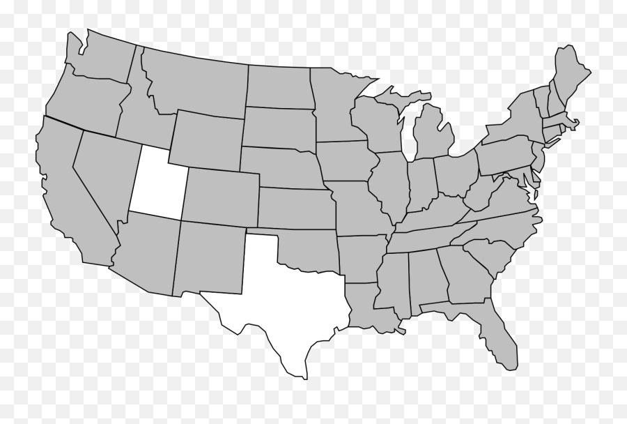 Download Usa Map Clip Art United States - American Civil War Diagram Emoji,Usa Map Png