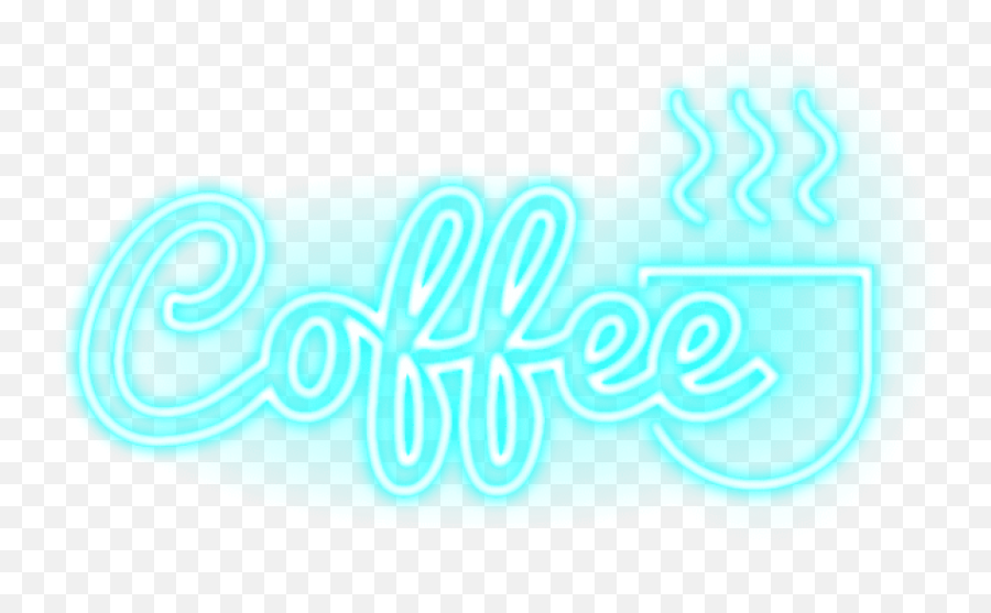 Picsart Neon Glow Png Png Image With No - Coffee Shop Neon Sign Png Emoji,Neon Lights Png