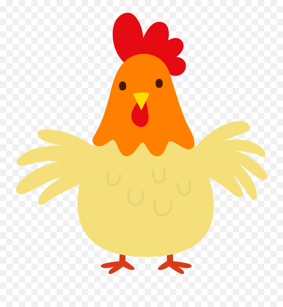 Chicken Farm Fun Free Rooster Clip Art - Chicken Clipart Png Chicken Farm Animal Clipart Emoji,Rooster Png