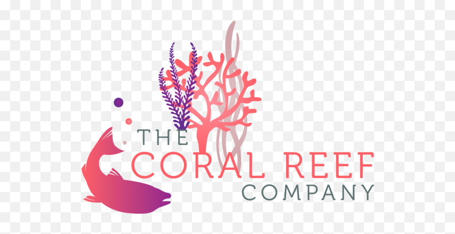 Saltwater Aquarium Supply Store That Focuses On - Fish Emoji,Coral Logo