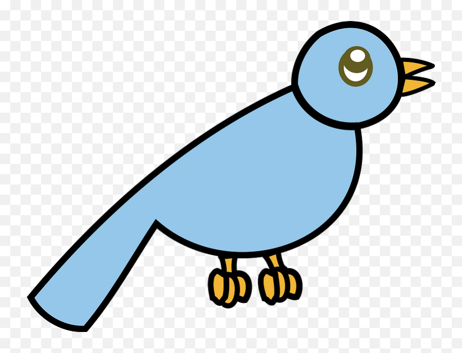 Bird Clipart - Dot Emoji,Free Bird Clipart