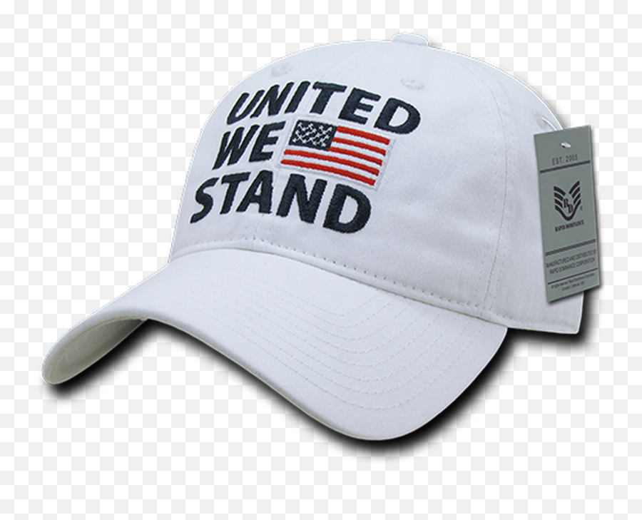 A03 - United We Stand Us Flag Cap Relaxed Cotton White Emoji,U.s.flag Png