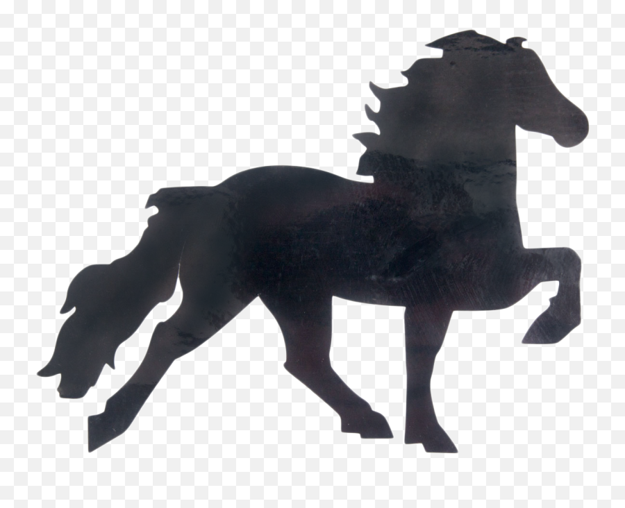 Icelandic Horse Sticker Icelandic Horse Sticker - Black Emoji,White Horse Png