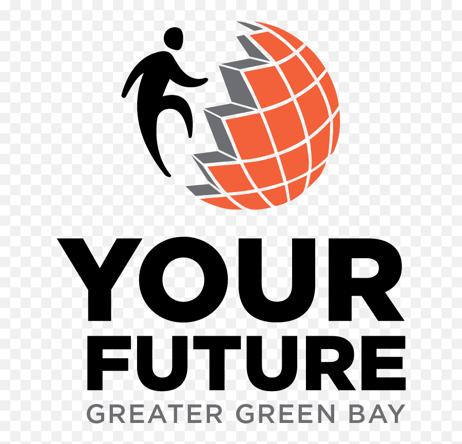 Your Future Green Bay Logo Vertical - Language Emoji,Green Bay Logo