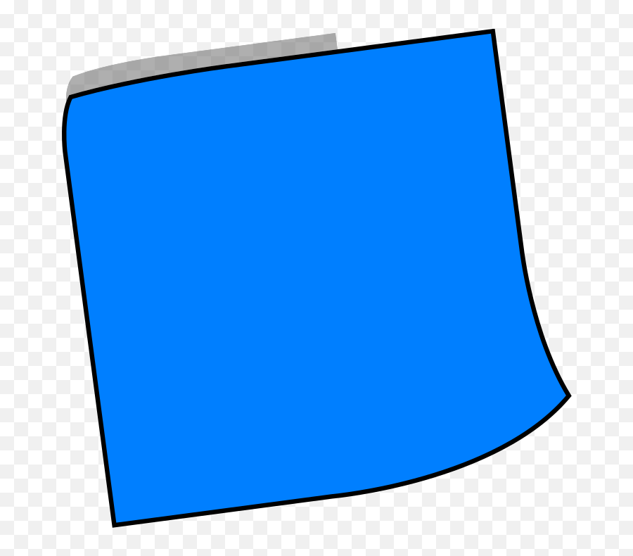 Blue Sticky Note Png Svg Clip Art For - Vertical Emoji,Sticky Note Png