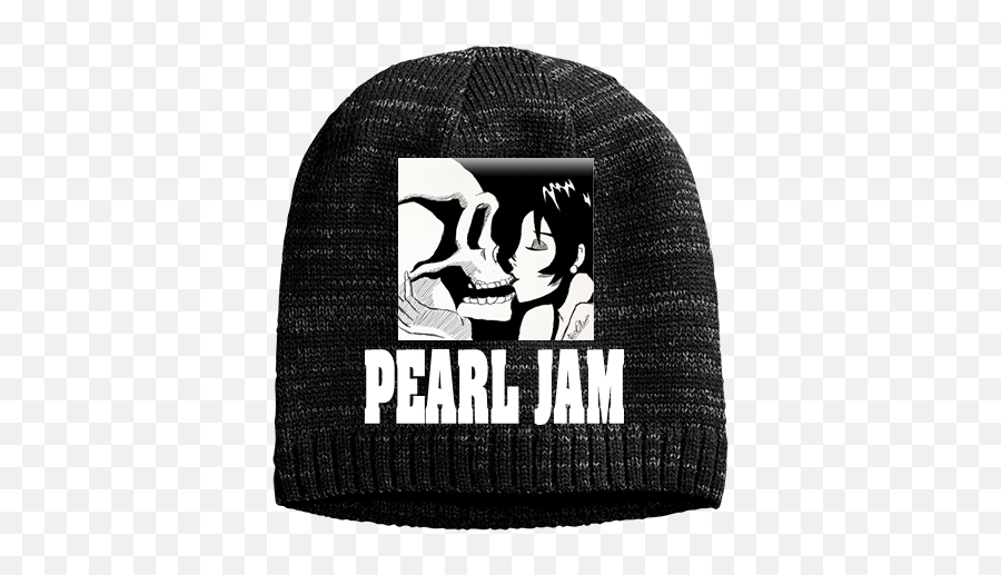 Pearl Jam Heathered Beanie - Pearl Jam Ten Emoji,Pearl Jam Logo