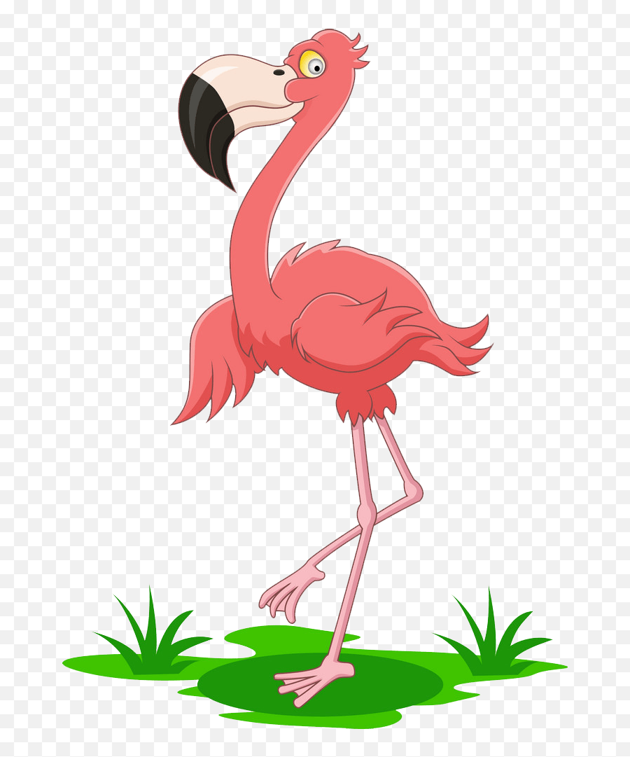 Happy Flamingo Clipart Transparent - Clipart World Emoji,Cute Flamingo Clipart