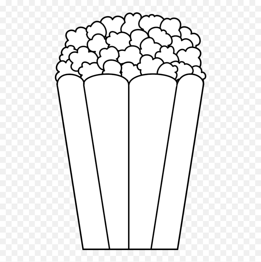 Library Of Popcorn Black And White Jpg - Language Emoji,Popcorn Clipart
