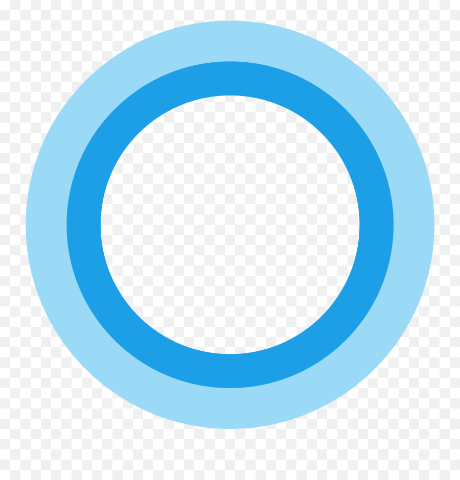 Cortana Microsoft Logo Png Transparent - Vertical Emoji,Microsoft Logo