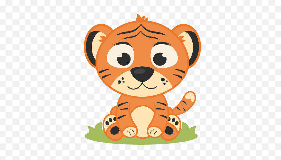 Baby Tiger Clipart 3 - Baby Tiger Cartoon Clipart Emoji,Tiger Clipart