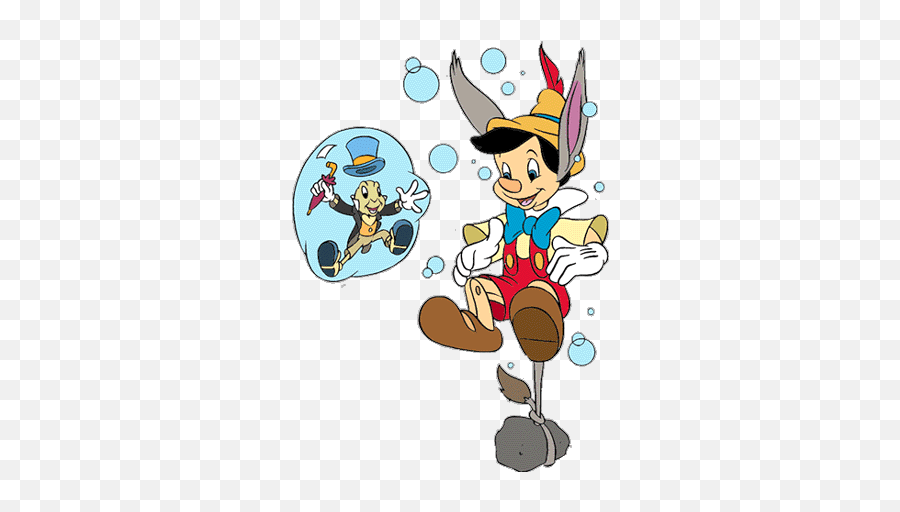 Pinocchio - Clip Art Library Fictional Character Emoji,Cricket Clipart