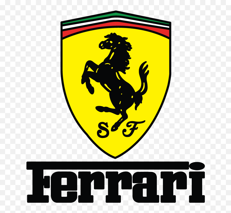 Ferrari Logo Drawing Tutorial - High Resolution Ferrari Logo Png Emoji,Ferrari Logo