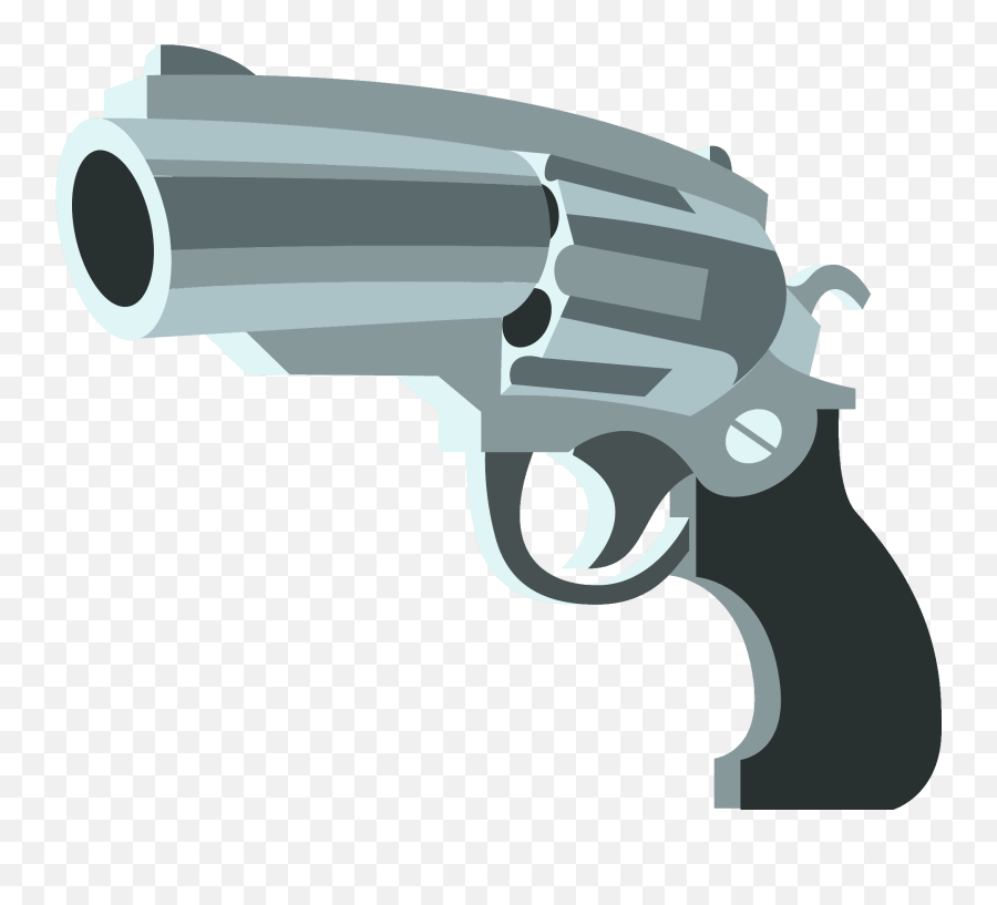 Pistol Emoji Clipart - Machine Gun Emoji,Gun Emoji Png