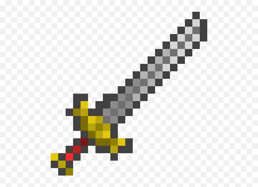 Minecraft Sword Transparent Png Image - Sword Pixel Art Emoji,Minecraft Sword Png