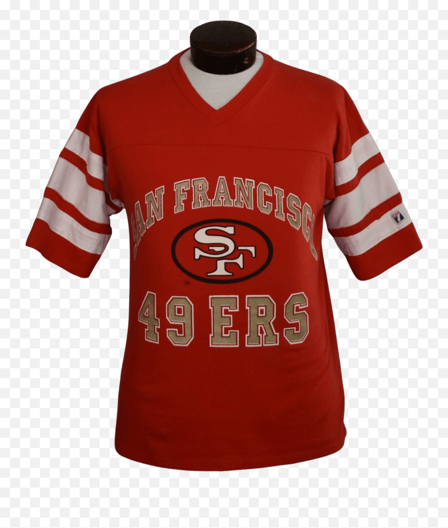 90s Sf 49ers Jersey Tee - San Francisco 49ers Emoji,Sf49ers Logo