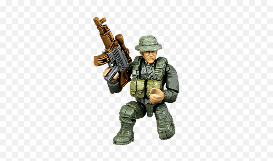 Call Of Duty - Figures Mega Construx Mega Bloks Call Of Duty Jungle Soldier Emoji,Army Rangers Logo