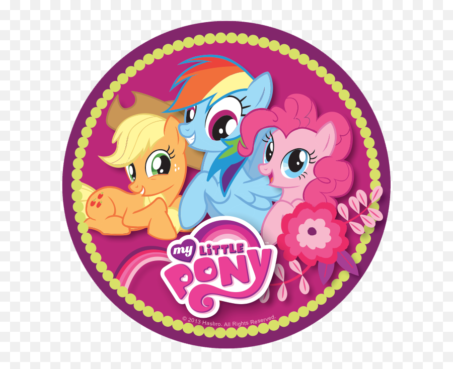 My Little Pony Png File - My Little Pony Edible Emoji,My Little Pony Png