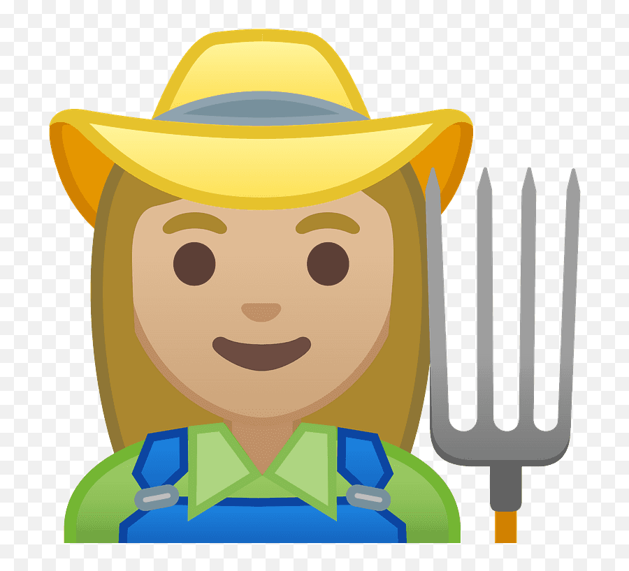 Woman Farmer Emoji Clipart Free Download Transparent Png - Agricultores Emoji,Cowboy Emoji Png