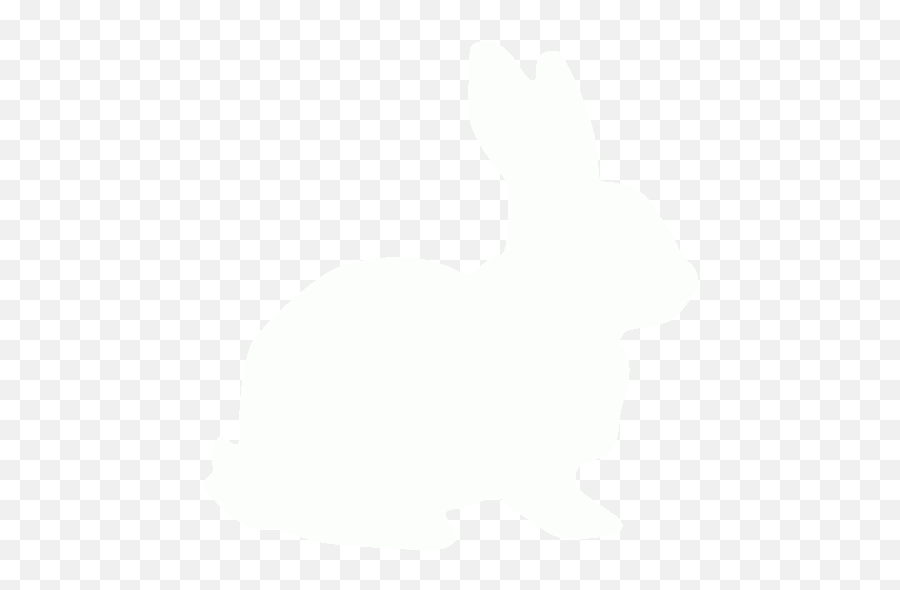 White Rabbit Icon - White Bunny Icon Png Emoji,White Rabbit Png