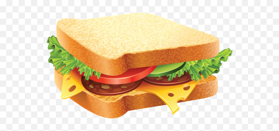 Bread Toast Ham And Cheese Sandwich - Sandwich Clipart Emoji,Sandwich Transparent