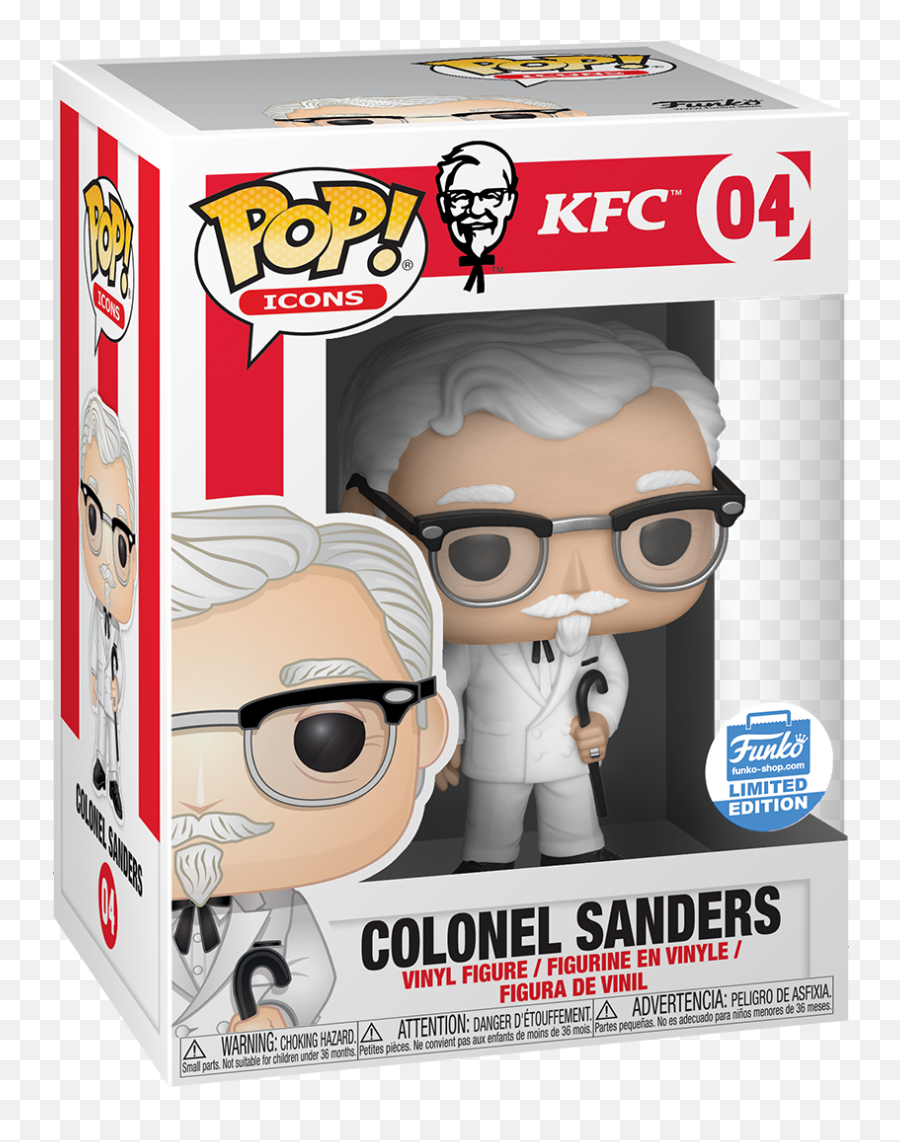 Funko Pop Shop Colonel Sanders With - Colonel Sanders Funko Pop Emoji,Colonel Sanders Logo