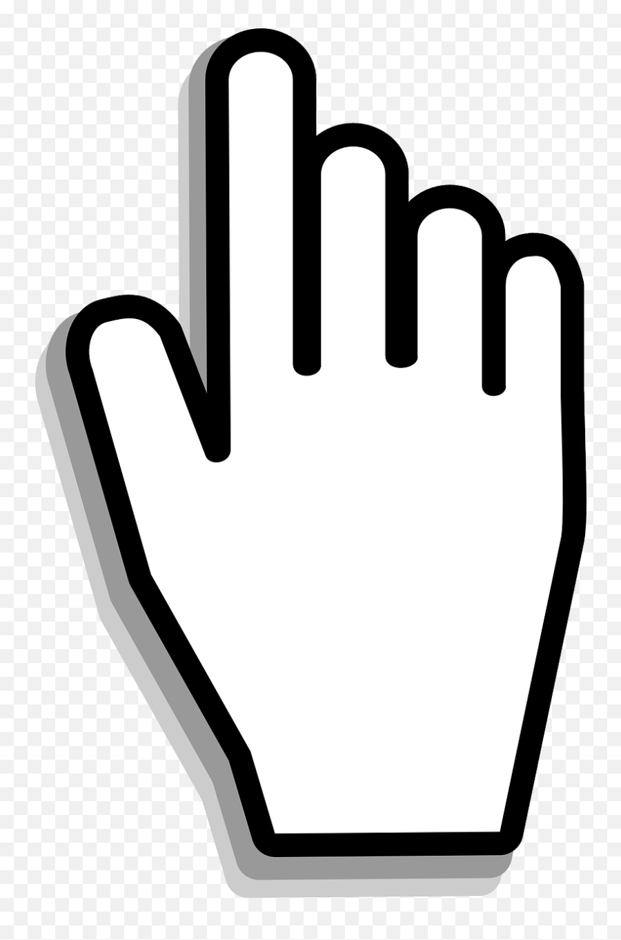 Cursor Hand Mouse - Youtube Subscribe Finger Png Emoji,Mouse Click Png