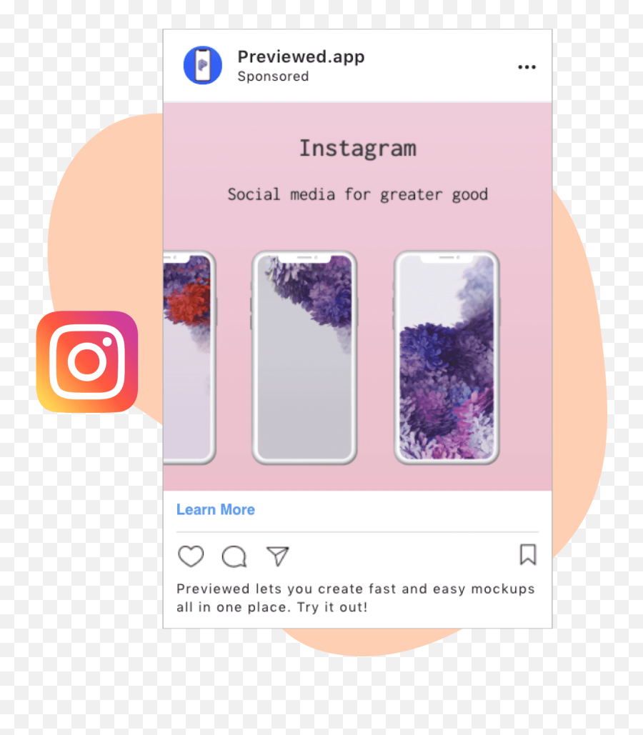 Instagram Mockup Generator - Perfect For Ig Ads U0026 Posts Language Emoji,Instagram App Logo