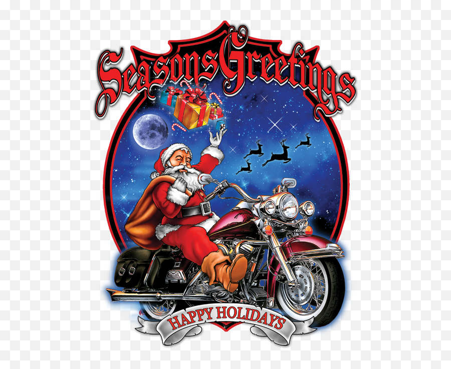 Download Seasons Greetings - Happy Holidays Happy Holidays Motorcycle Emoji,Happy Holidays Transparent Background