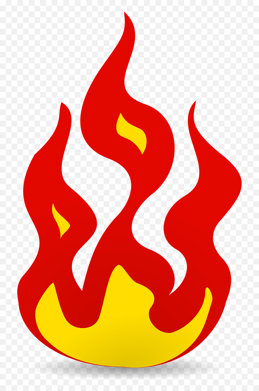 Clip Art On Fire Clipart Image - Fire Simple Transparent Burn Icon Emoji,Fire Clipart