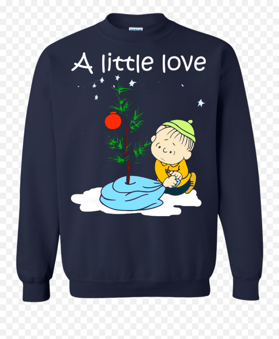 Christmas Tree - A Little Love Shirt Sweatshirt Emoji,Charlie Brown Christmas Tree Png