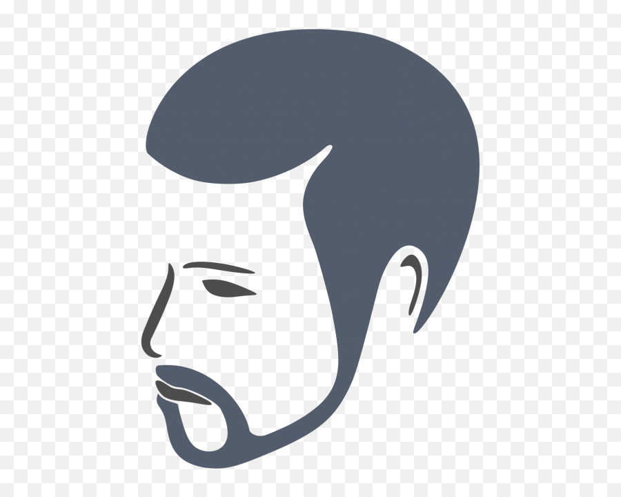 Bearded Man Face Logo - Png Logo Face Man 820x820 Png Hair Design Emoji,Logo Face