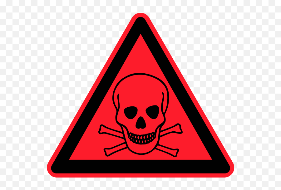 Skullwarning - Danger Toxic Symbol Full Size Png Emoji,Toxic Symbol Transparent