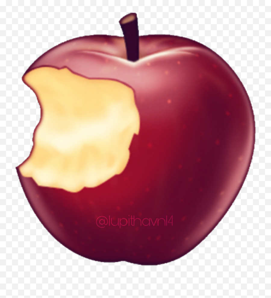 Redapple Apple Redstone Sticker By Lupithavn14 Emoji,Bitten Apple Png