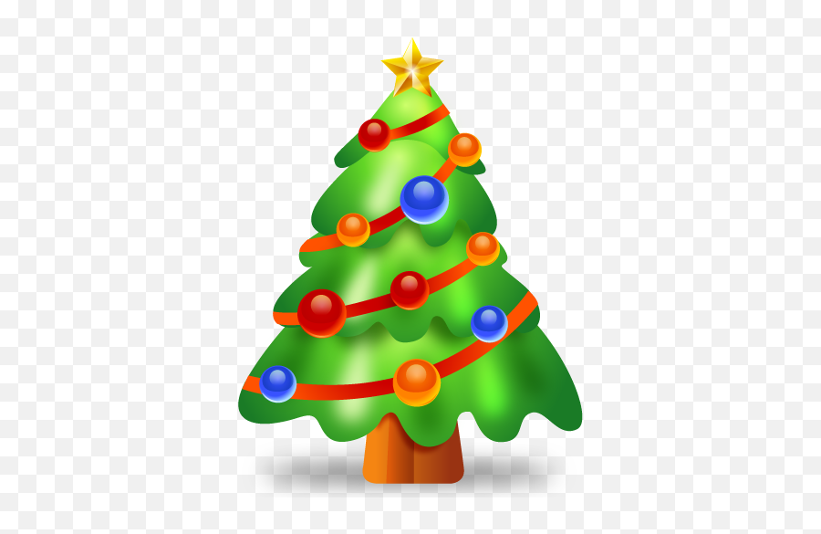 Christmas Tree Icon Png Transparent Background Free Emoji,Christmas Tree Clip Art Transparent Background