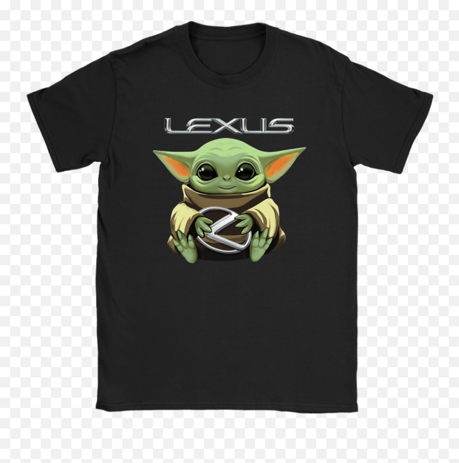 Baby Yoda Hugs Lexus Car Logo Star Wars Shirts U2013 Teeqq Store - Einstein And Pythagoras Fighting Emoji,Car Logo