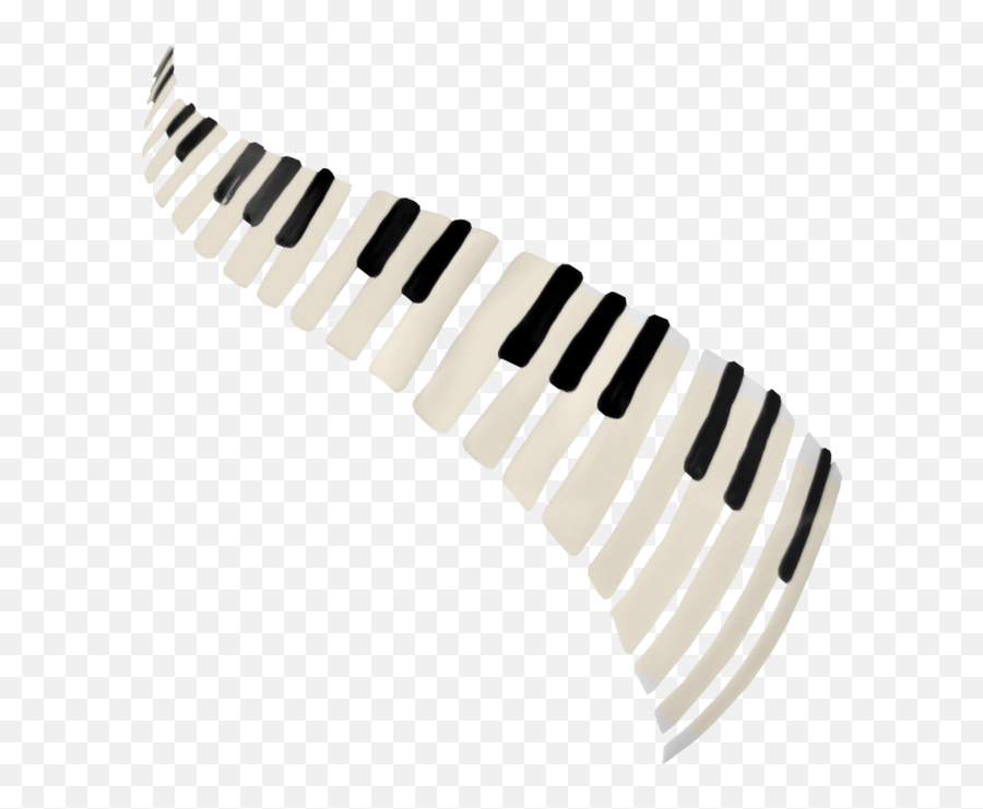 Wavy Piano Keys Clip Art Shapes - Png Emoji,Piano Keys Png