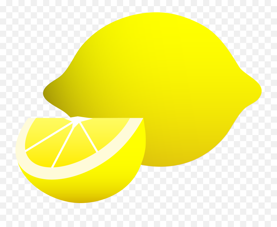 Lemon Clip Art 4 - Cartoon Clipart Lemon Emoji,Lemon Clipart