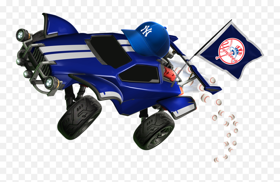 Download Yankees Items Now Available In Rocket League For 3 - Macchina Rocket League Png Emoji,Rocket Transparent Background