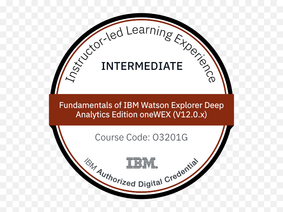 Fundamentals Of Ibm Watson Explorer Deep Analytics Edition - Ibm Emoji,Ibm Watson Logo