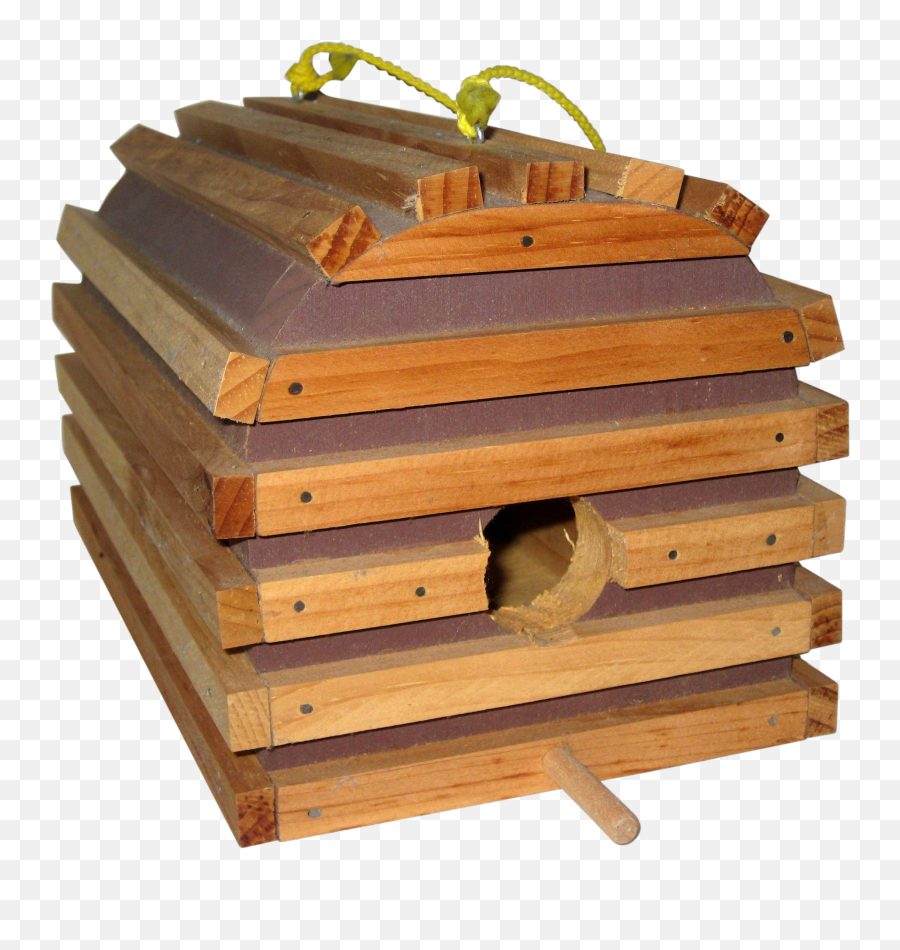 Hand Made Wooden Lobster Trap Bird House From Homemade - Solid Emoji,Trap House Png