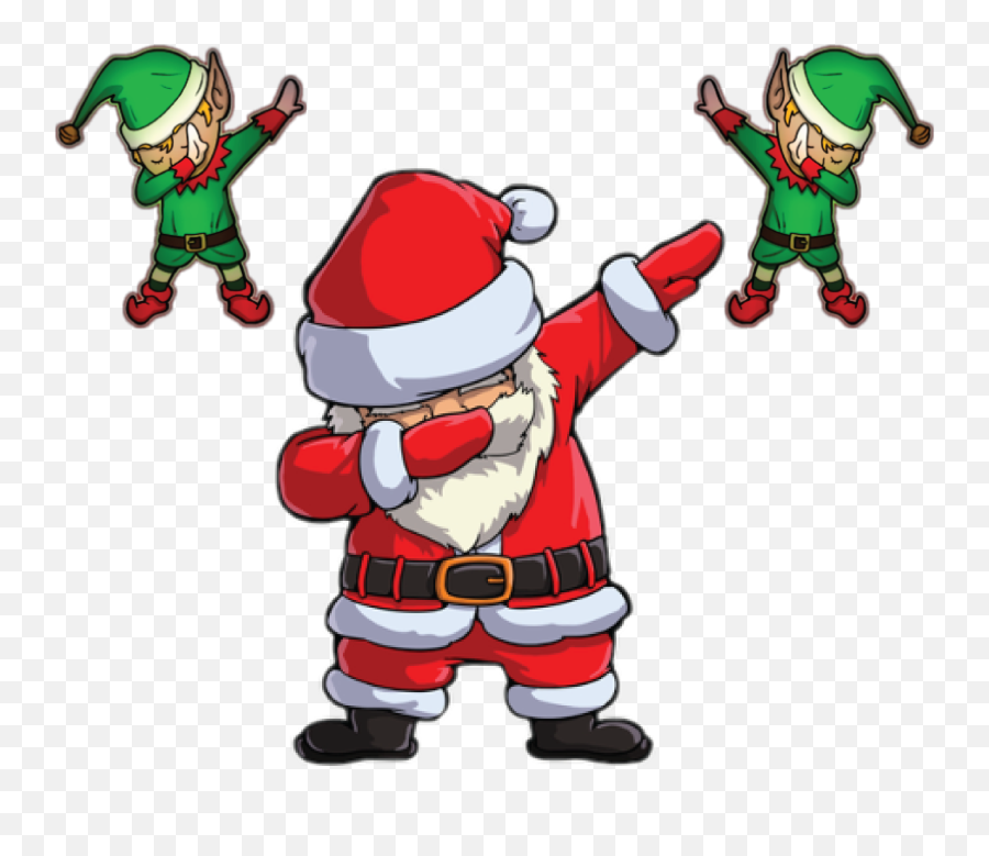 Dabbing Santa Transparent Png Image - Santa Claus Dab Emoji,Santa Transparent