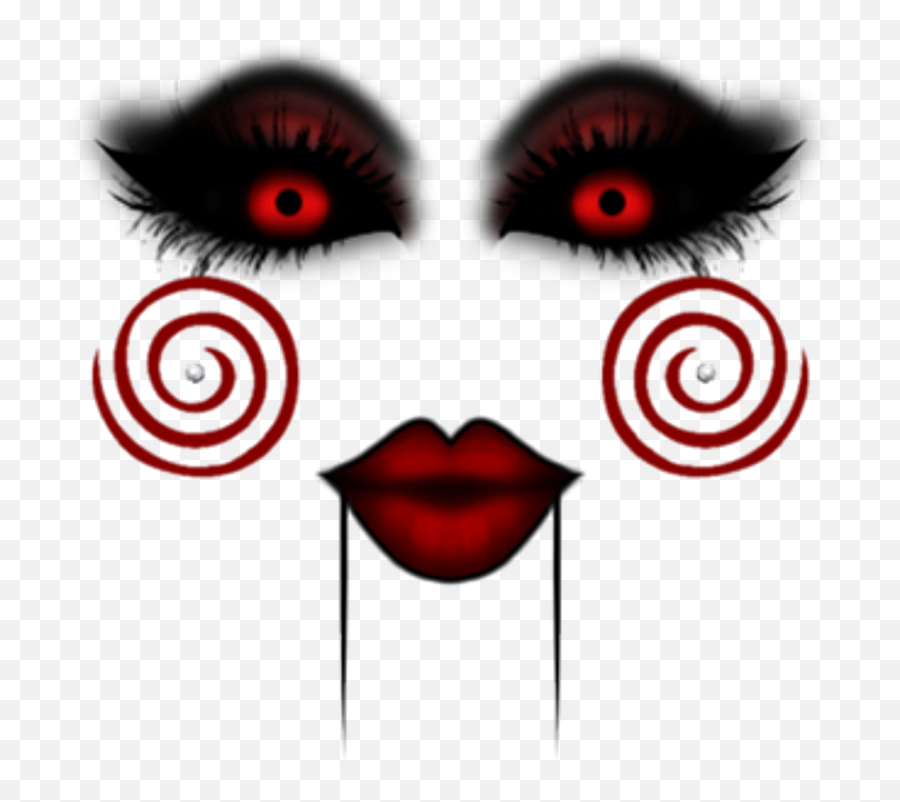 Saw Terror Horror Makeup Photography Edition Face - Roblox Saw Makeup Png Emoji,Roblox Face Transparent