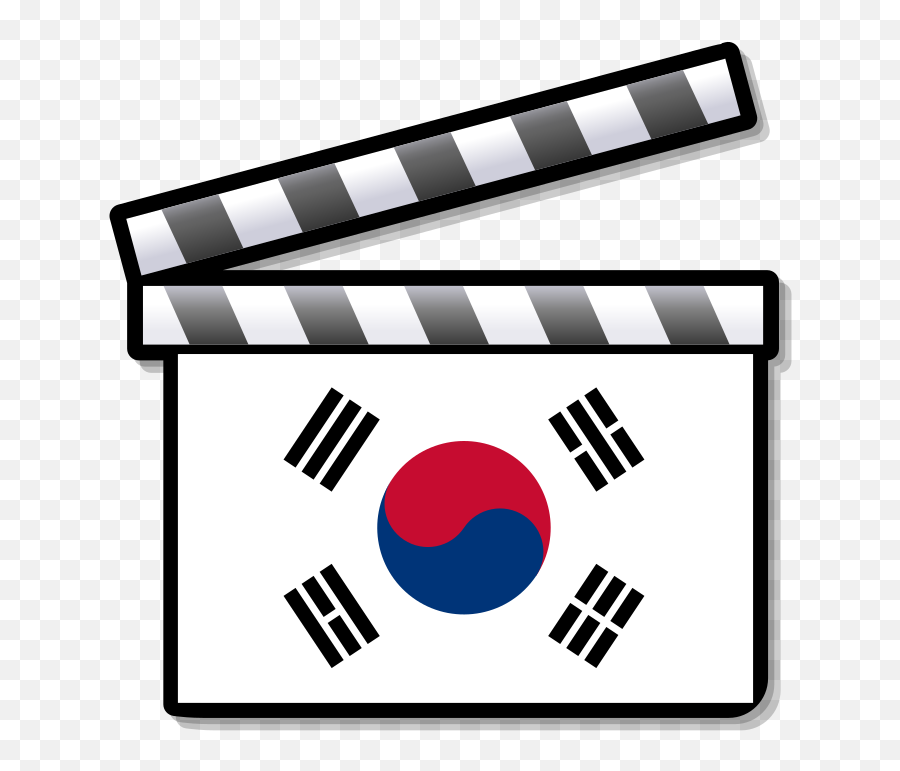 Filesouth Korea Film Clapperboardsvg - Wikipedia The Military Museums Emoji,Clapboard Png