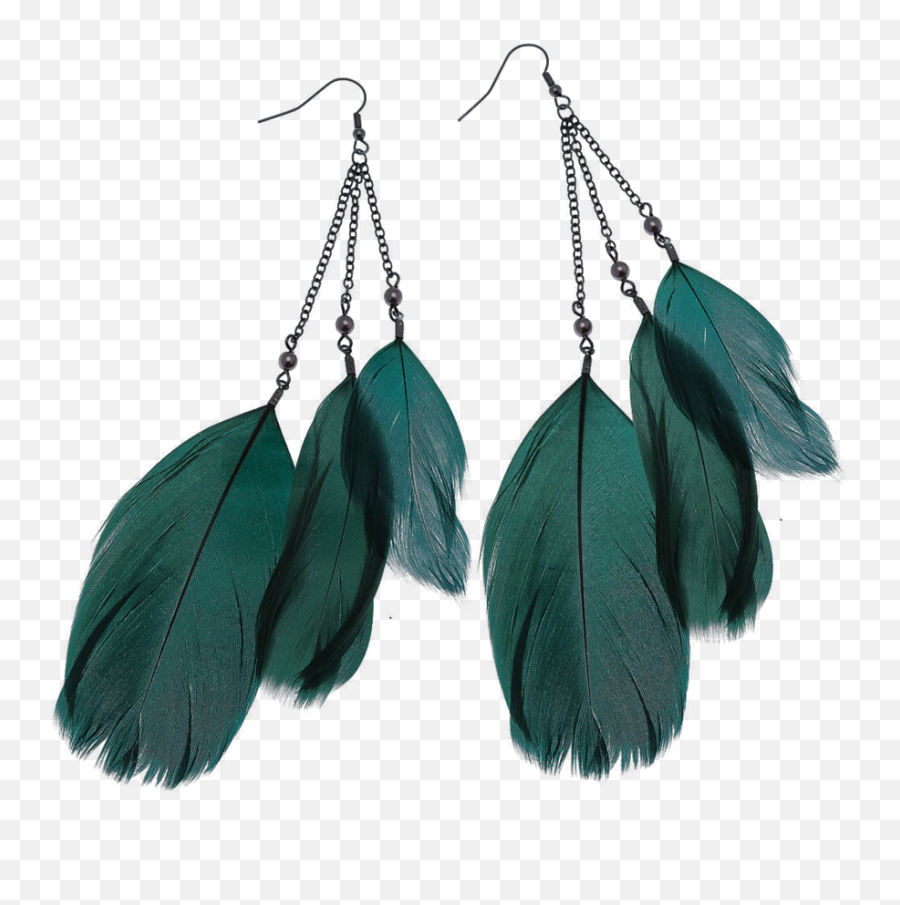 Feather Earrings Png Image - Feather Earrings Transparent Feather Earrings Png Emoji,Feather Transparent Background