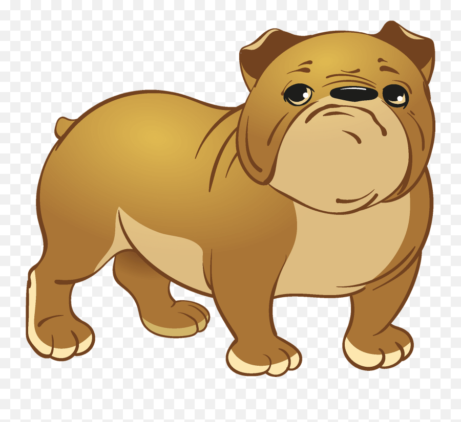 Bulldog Clipart - Animal Figure Emoji,Bulldog Clipart